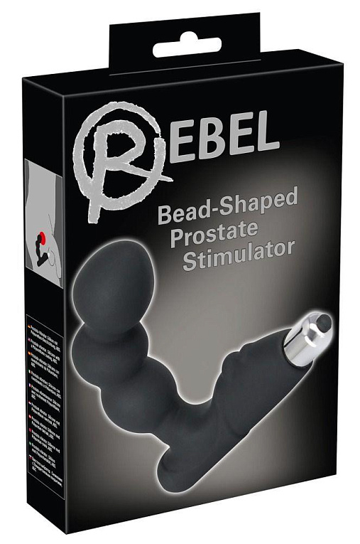 Стимулятор простаты с вибрацией Rebel Bead-shaped Prostate Stimulator Orion