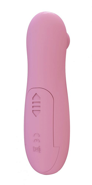 Розовый вакуумный вибростимулятор клитора Ace от Intimcat