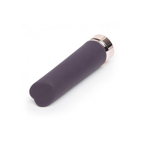 Фиолетовый мини-вибромассажёр Crazy For You Rechargeable Bullet Vibrator - силикон