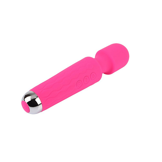 Розовый жезловый вибратор Wacko Touch Massager - 20,3 см. от Intimcat