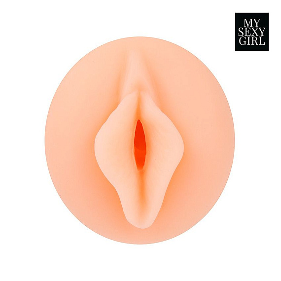 Реалистичный мастурбатор-вагина с рельефной внутренней поверхностью - фото 6