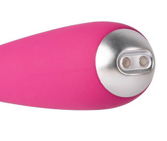 Ярко-розовый G-стимулятор IRIS Clitoral   G-spot Vibrator - 18 см. - фото 5