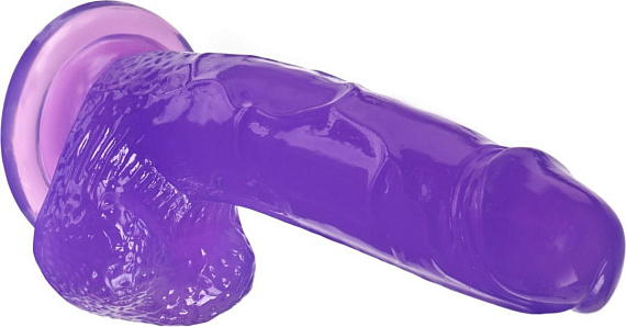 Фиолетовый реалистичный фаллоимитатор Mr. Bold L - 18,5 см. - фото 6