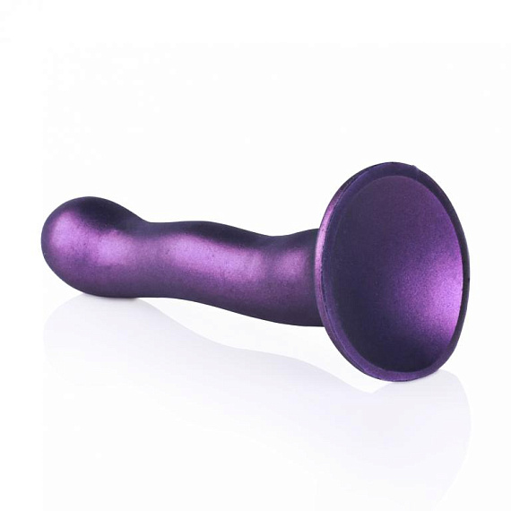 Фиолетовый фаллоимитатор Ultra Soft - 18 см. от Intimcat