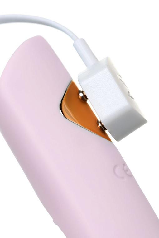 Нежно-розовый гибкий водонепроницаемый вибратор Sirens Venus - 22 см. - фото 9