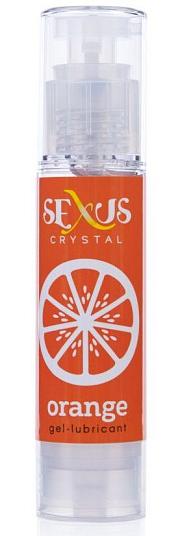 Увлажняющая гель-смазка с ароматом апельсина Crystal Orange -  60 мл.