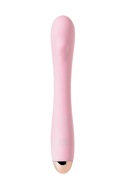Розовый вибромассажер Eromantica Kristen - 22,5 см. - силикон