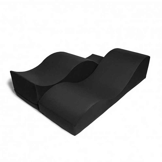 Черная вельветовая подушка для любви Liberator Retail Equus Wave Liberator