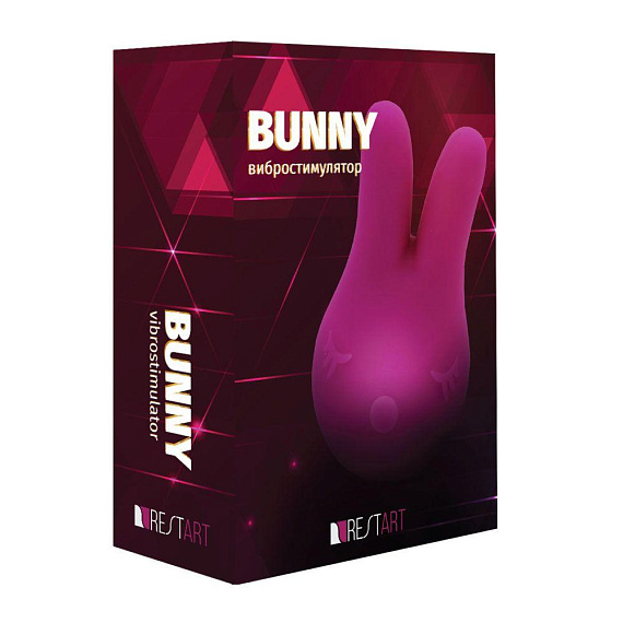 Ярко-розовый вибростимулятор Bunny с ушками - фото 5
