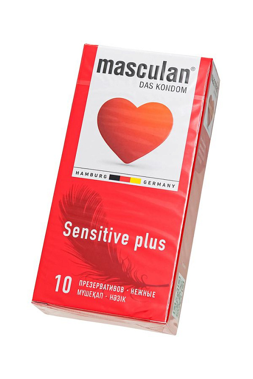 Презервативы Masculan Sensitive plus - 10 шт. - латекс