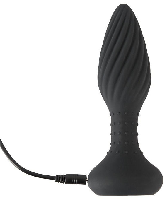 Черная анальная вибровтулка Remote Controlled Butt Plug - 15,1 см. - фото 6
