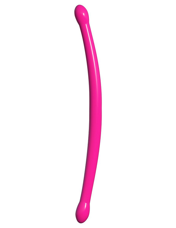 Розовый двусторонний гибкий фаллоимитатор Double Whammy - 43,8 см. - фото 5