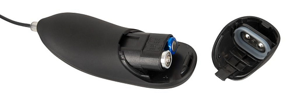 Черная надувная анальная пробка Inflatable Vibrating Butt Plug - 12,2 см. от Intimcat