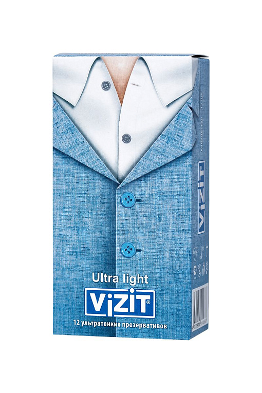 Ультратонкие презервативы VIZIT Ultra light - 12 шт. от Intimcat