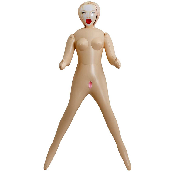 Надувная секс-кукла Vivid Superstar Sunrise 3-Hole Doll with Realistic Face - поливинилхлорид (ПВХ, PVC)