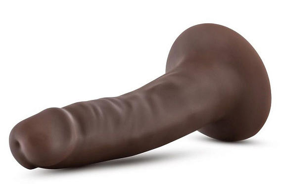 Коричневый фаллоимитатор-реалистик 5 Inch Posable Dildo - 13,9 см. от Intimcat