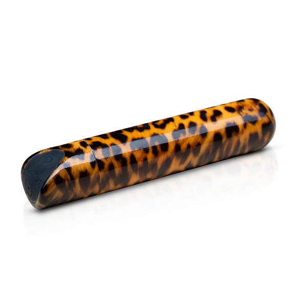 Леопардовая вибропуля Nayo Bullet Vibrator - 9 см. от Intimcat