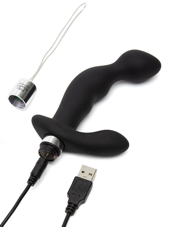 Черный вибромассажер простаты Relentless Vibrations Remote Prostate Vibrator - 15,2 см. от Intimcat