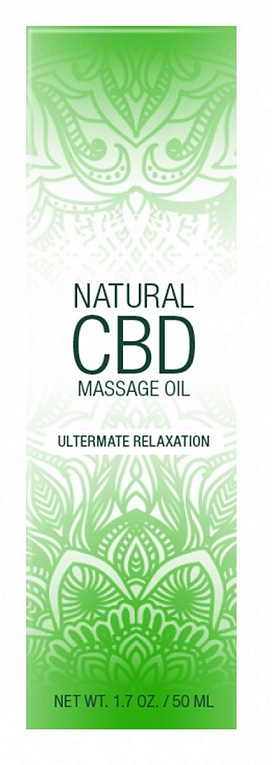 Массажное масло Natural CBD Massage Oil - 50 мл. - 