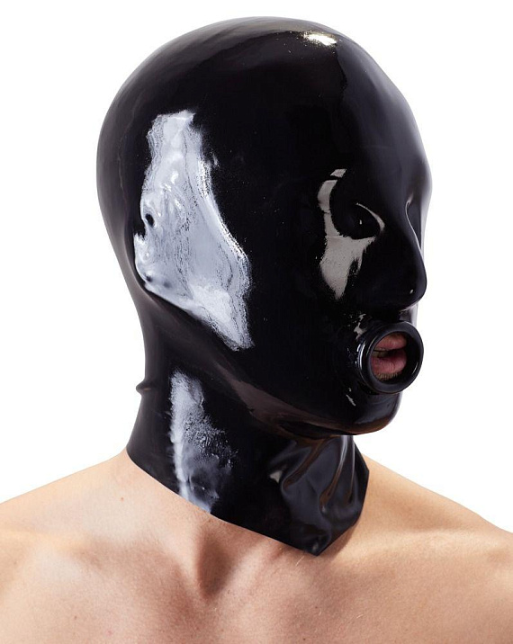 Шлем-маска на голову с отверстием для рта от Intimcat