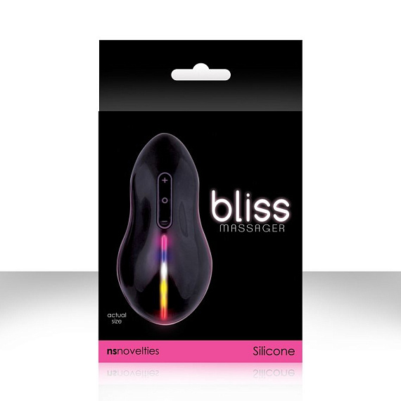 Черный вибратор-мышка для клиторальной стимуляции и массажа Bliss от Intimcat