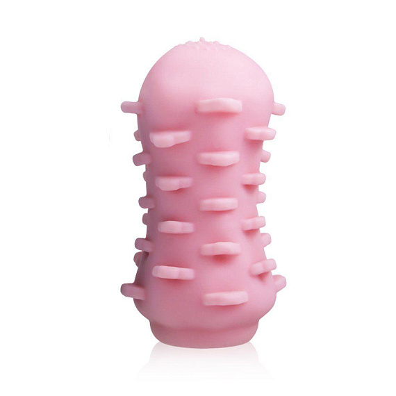 Розовый мастурбатор Zemalia Marshmallow - Термопластичная резина (TPR)
