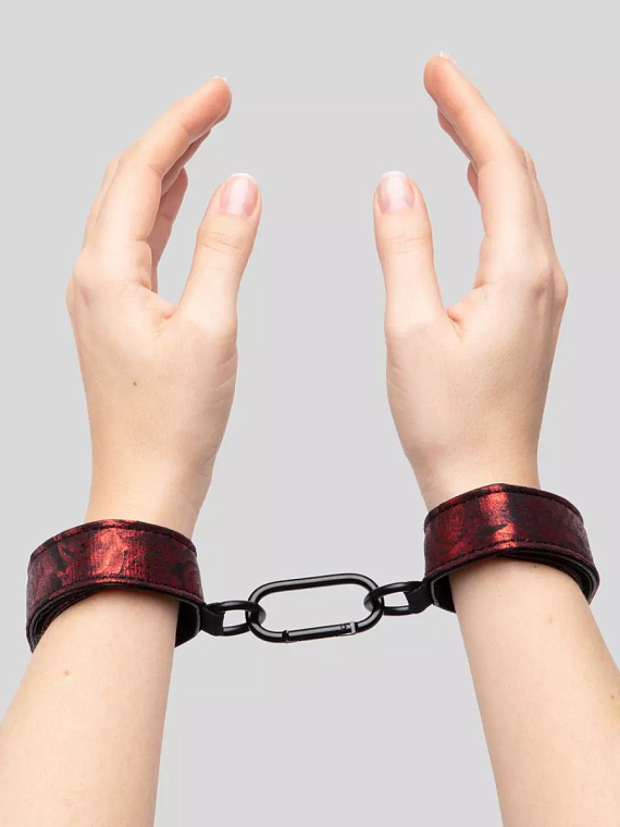 Ошейник с наручниками Reversible Faux Leather Collar and Wrist от Intimcat