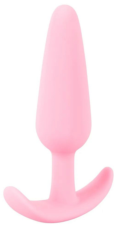 Розовая анальная втулка Mini Butt Plug - 8,4 см. от Intimcat