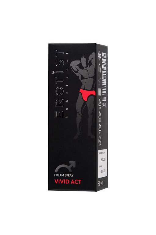 Возбуждающий крем-спрей для мужчин Erotist Vivid Act - 30 мл. от Intimcat