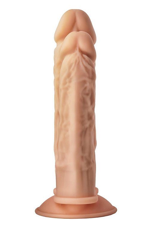 Телесный анально-вагинальный фаллоимитатор Double Penetrator - 19,5 см. Dream Toys