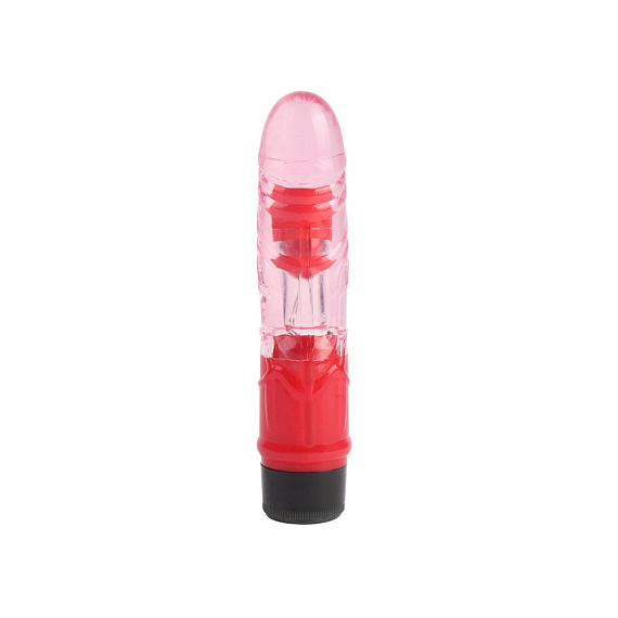 Розовый вибратор-реалистик 7 Inch Realistic Vibe - 18 см. от Intimcat