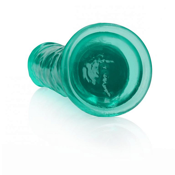 Зеленый фаллоимитатор Crystal Clear на присоске - 25 см. Shots Media BV