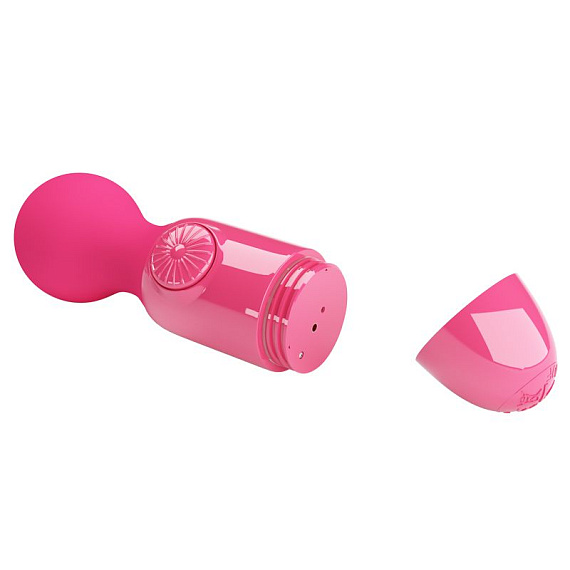 Розовый мини-вибратор с шаровидной головкой Mini Stick от Intimcat