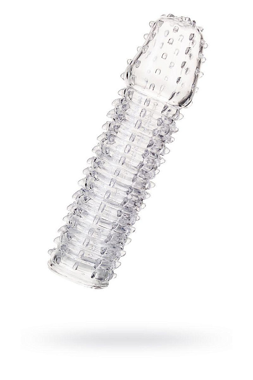 Прозрачная закрытая насадка на пенис TOYFA A-Toys - 15,2 см. - Термопластичная резина (TPR)