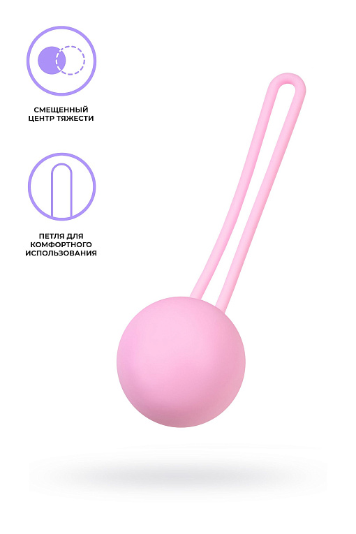 Розовый вагинальный шарик Pansy - силикон
