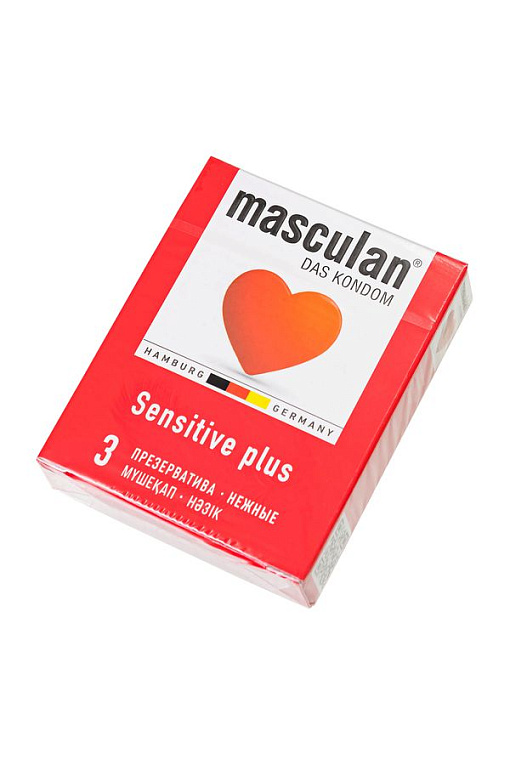 Презервативы Masculan Sensitive plus - 3 шт. от Intimcat