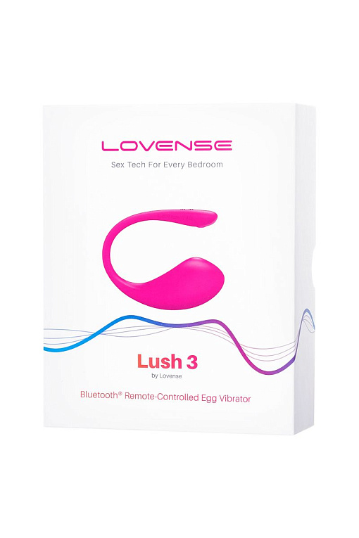 Розовое виброяйцо Lovense Lush 3 - фото 8