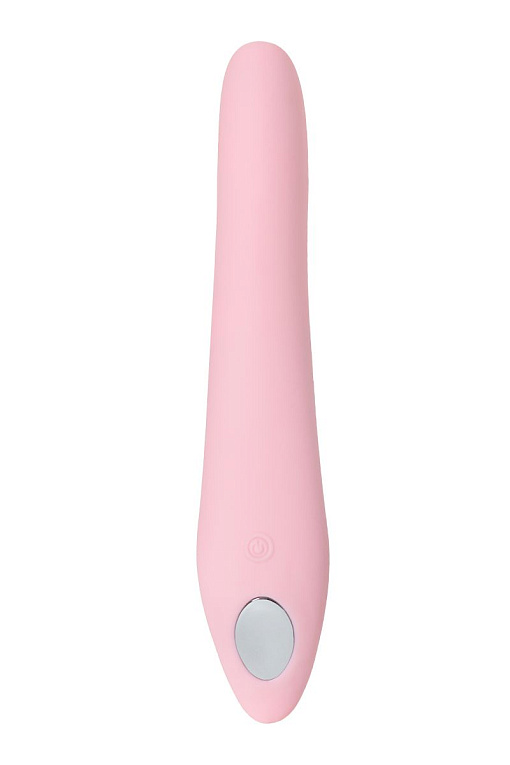 Розовый вибратор S-HANDE KISS с ротацией - 21,4 см. S-HANDE