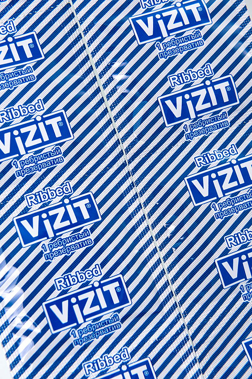 Ребристые презервативы VIZIT Ribbed - 3 шт. - фото 10