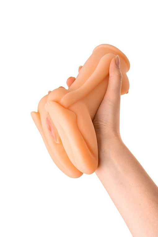 Фигурный мастурбатор в форме девушки с сжатыми ножками - Термопластичная резина (TPR)