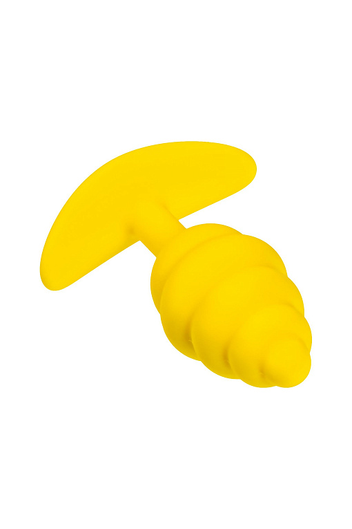 Желтая анальная втулка Vikki - 9 см. Eromantica