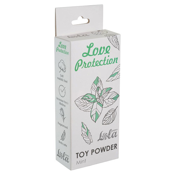 Пудра для игрушек Love Protection с ароматом мяты - 15 гр. - 