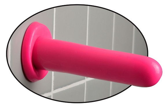 Розовый анальный плаг Mr. Smoothy - 14 см. - поливинилхлорид (ПВХ, PVC)