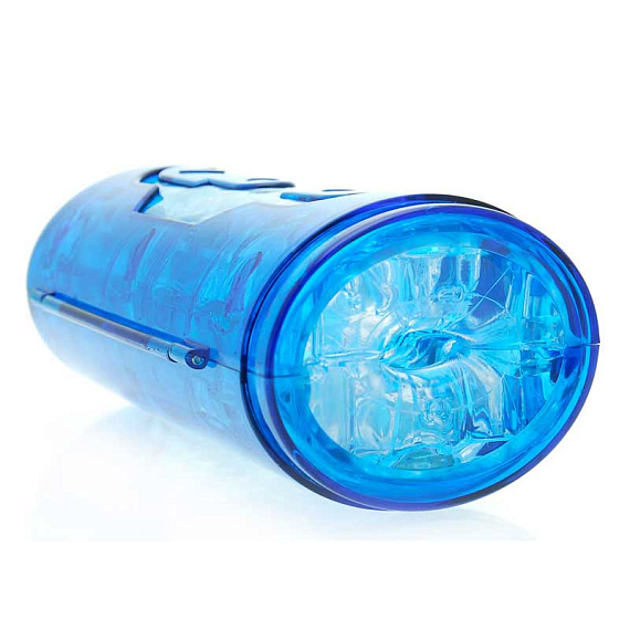 Голубой гелевый супер-мастурбатор JackMaster Masturbator - Термопластичная резина (TPR)