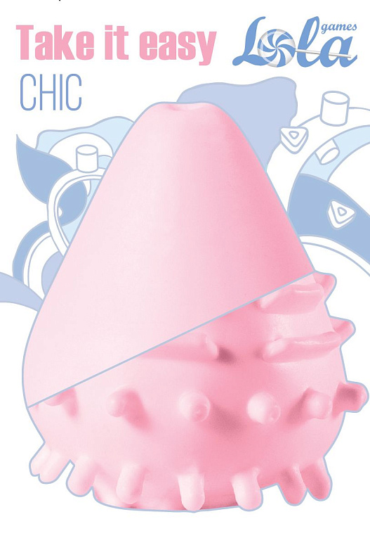 Нежно-розовый мастурбатор Chic - термопластичный эластомер (TPE)