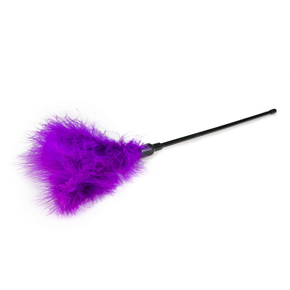 Фиолетовая щекоталка Feather Tickler - 44 см. от Intimcat