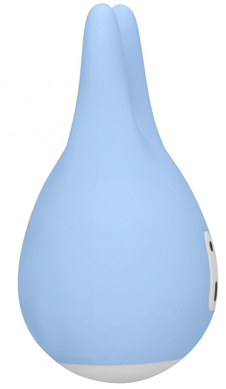 Голубой клиторальный стимулятор Sugar Bunny - 9,5 см. - силикон