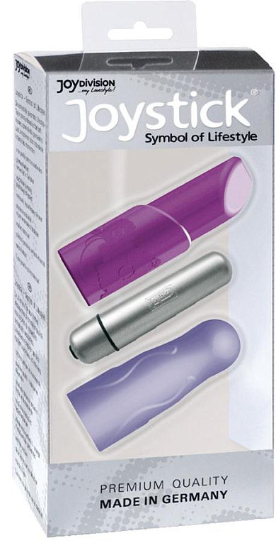 Фиолетовый вибронабор Joystick Ladylike - анодированный пластик, силикон