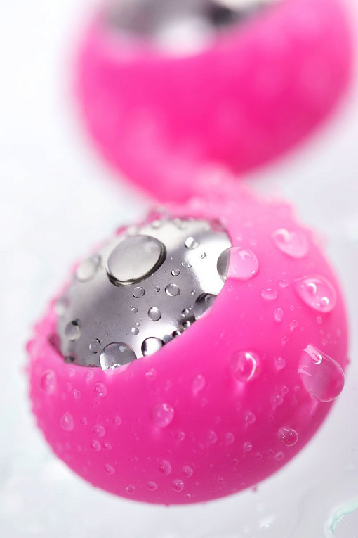 Розовые вагинальные шарики Futa - фото 9