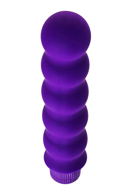 Фиолетовый фигурный вибратор - 17 см. от Intimcat